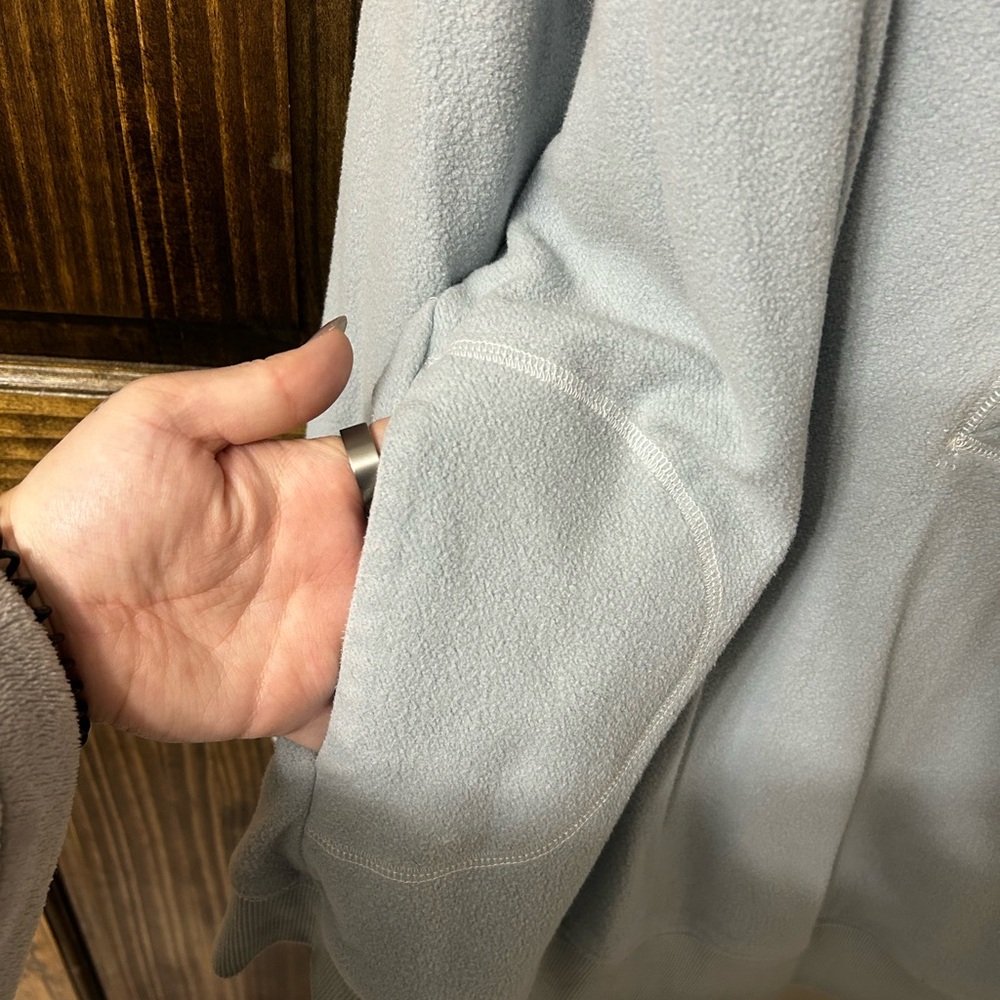 Light Blue Snap Button Pullover - Picture 4 of 5